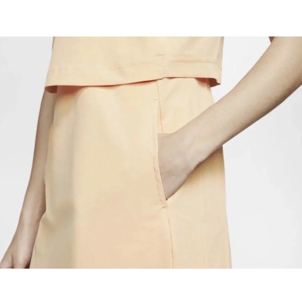 Nike Dryfit dress tennis golf ace flex Peach Small Sunset Haze C19806-885 EUC‎